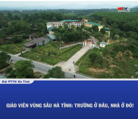 Giáo viên vùng sâu Hà Tĩnh: Trường ở đâu, nhà ở đó!